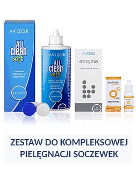 Zestawy do kompleksowej pielęgnacji soczewek