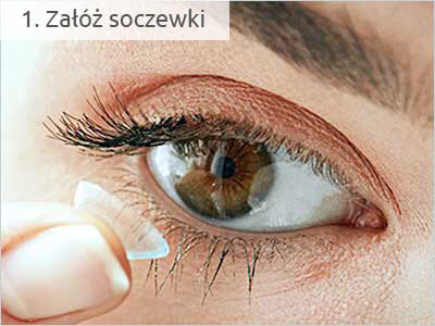założenie soczewek