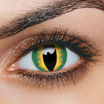 Crazy Lens GREEN DRAGON 2 szt.