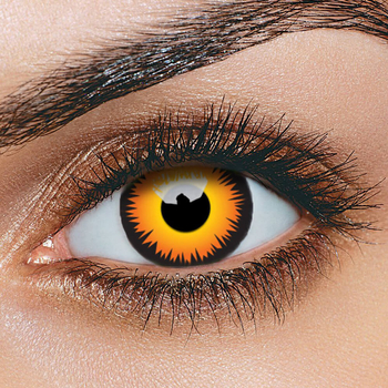 Crazy Lens ORANGE WEREWOLF 2 szt.